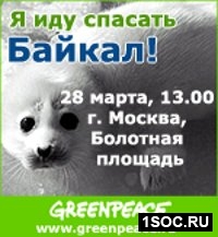 Митинг в защиту Байкала в Москве